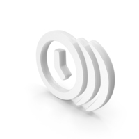 Tenses Symbol White PNG & PSD Images