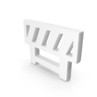 White Barrier Symbol PNG & PSD Images