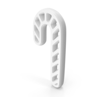 White Candy Christmas Symbol PNG & PSD Images