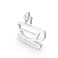 White Coffee Cup Symbol PNG & PSD Images