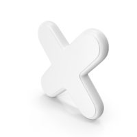Delete Symbol White PNG & PSD Images