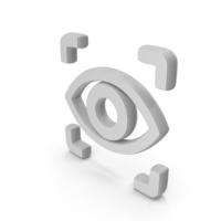 Gray Eye Scan Symbol PNG & PSD Images
