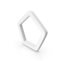White Pentagon Symbol PNG & PSD Images