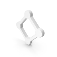 Polygon Symbol White PNG & PSD Images