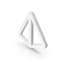 White Pyramid Symbol PNG & PSD Images