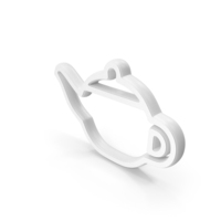 Teapot Symbol White PNG & PSD Images