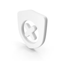 White Unprotected Symbol PNG & PSD Images