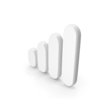 White Up Chart Symbol PNG & PSD Images