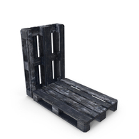 Double Wood Pallet Dark Painted PNG & PSD Images