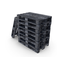 Stack Of Dark Painted Pallets PNG & PSD Images