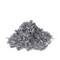 Cinder Block Debris PNG & PSD Images