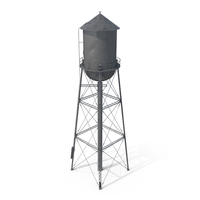 Old Water Tower PNG & PSD Images
