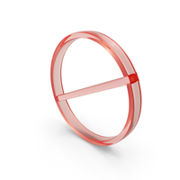 Glass Forbidden Symbol PNG & PSD Images