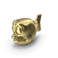 Cartoon Fish Gold PNG & PSD Images