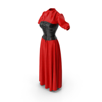 Corset Dress PNG & PSD Images