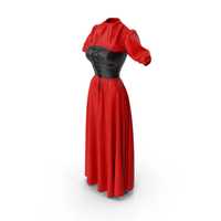 Corset Dress PNG & PSD Images