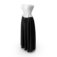 Corset With Skirt PNG & PSD Images
