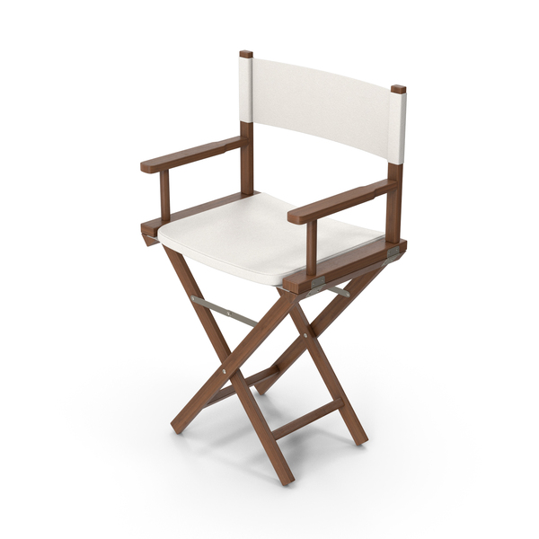 Director Canvas Chair Dark Wood PNG & PSD Images
