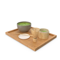 Matcha Tea Set PNG & PSD Images