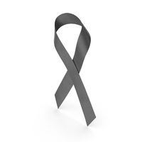 Black Awareness Ribbon PNG & PSD Images