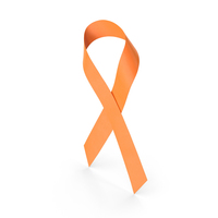 Orange Ribbon Awareness PNG & PSD Images