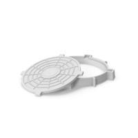 Opened Monochrome Manhole PNG & PSD Images