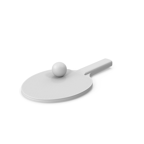 Monochrome Ping Pong Paddles PNG & PSD Images