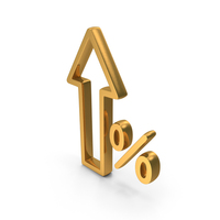 Gold Business Profit Outline Icon PNG & PSD Images