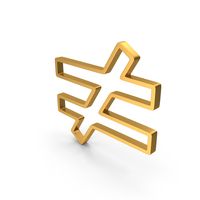 Gold Mathematical Inequality Icon PNG & PSD Images