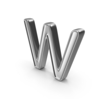 W Chrome PNG & PSD Images
