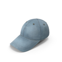 Blue Denim Baseball Cap PNG & PSD Images