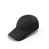 Denim Baseball Cap Black PNG & PSD Images
