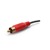 Red Audio Cable PNG & PSD Images