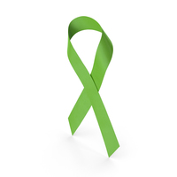 Green Awareness Ribbon PNG & PSD Images