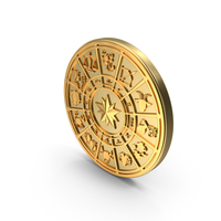 Gold Zodiac Symbol PNG & PSD Images