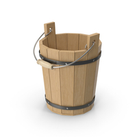 Wooden Bucket PNG & PSD Images