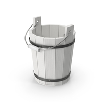 White Bucket PNG & PSD Images