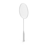 Monochrome Badminton Racket PNG & PSD Images