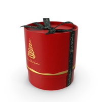 Christmas Cylinder Medium Red PNG & PSD Images