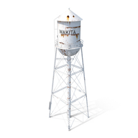 Weathered Water Tower PNG & PSD Images