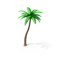 Cartoon Coconut Palm Tree PNG & PSD Images