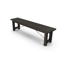 Wood Garner Dining Bench PNG & PSD Images