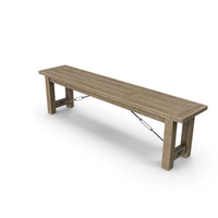 Wood Garner Dining Bench Natural PNG & PSD Images