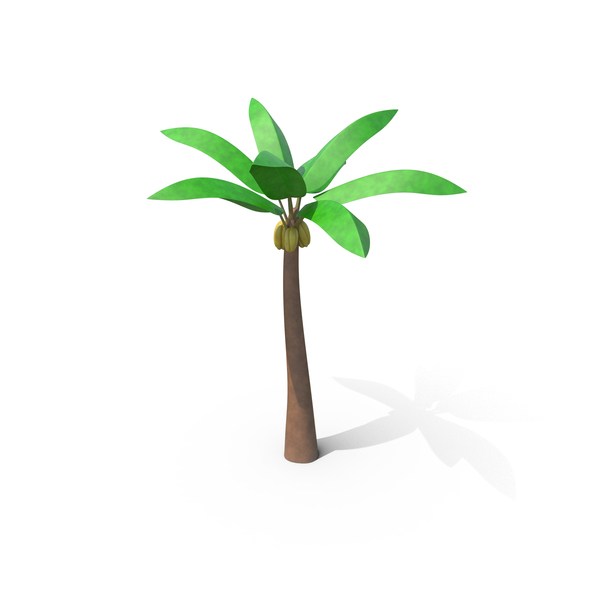 Cartoon Tree Banana PNG & PSD Images