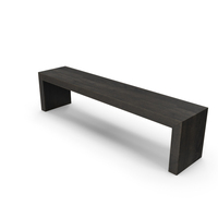 Dining Bench Dark PNG & PSD Images
