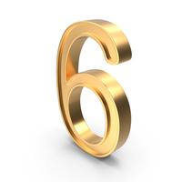 6 Gold PNG & PSD Images