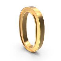 0 Gold PNG & PSD Images