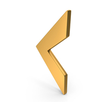 Mathematical Less Than Icon Gold PNG & PSD Images