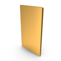 Rectangular Box Icon Gold PNG & PSD Images