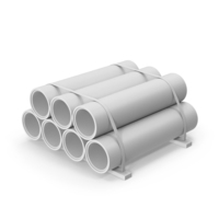Monochrome Concrete Industrial Pipes PNG & PSD Images